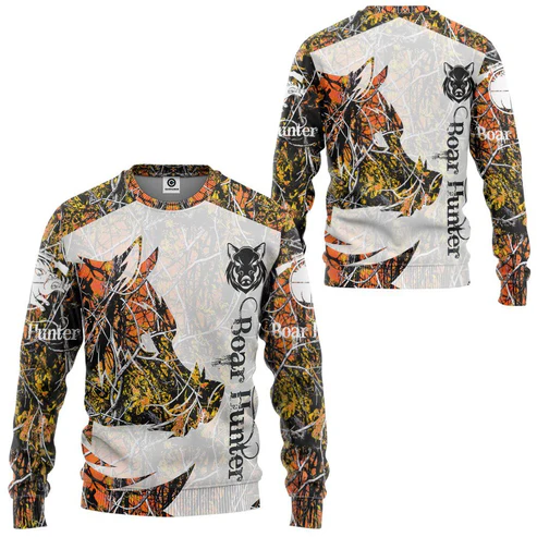Wildman Hunting & Outdoor - Kaos Pria Motif Kamuflase Berburu Babi