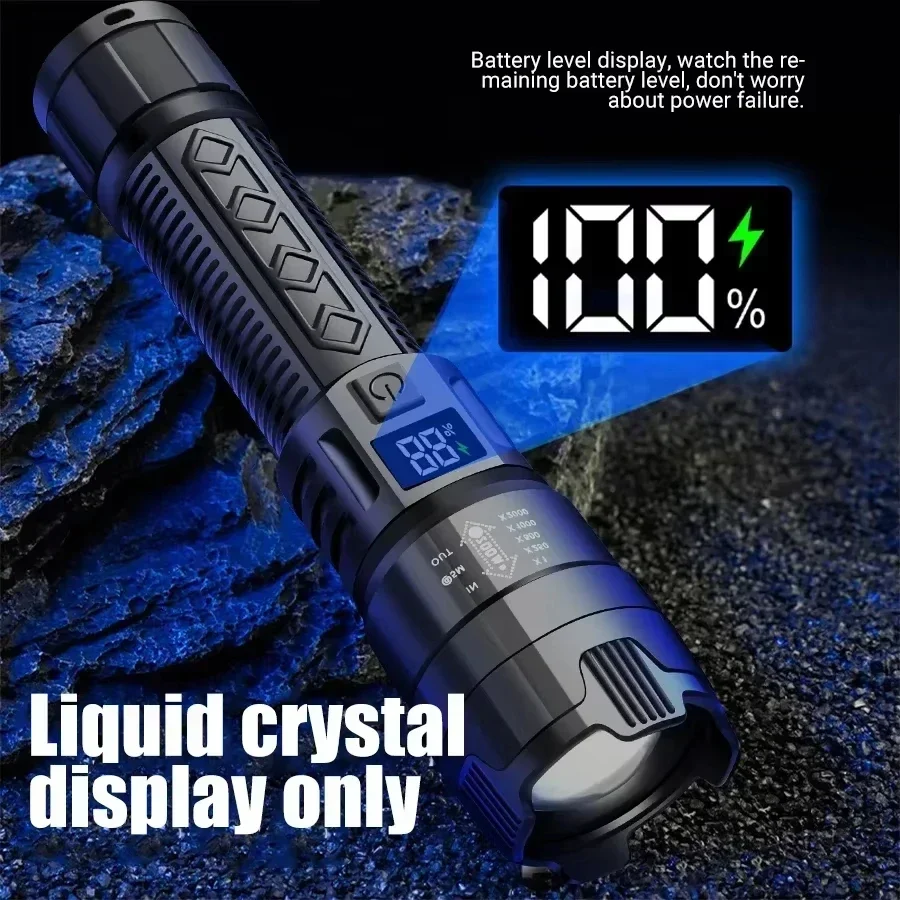 Senter Led Daya Tinggi Kuat La - Tactical Flashlight Rechargeable ulasan dan harga