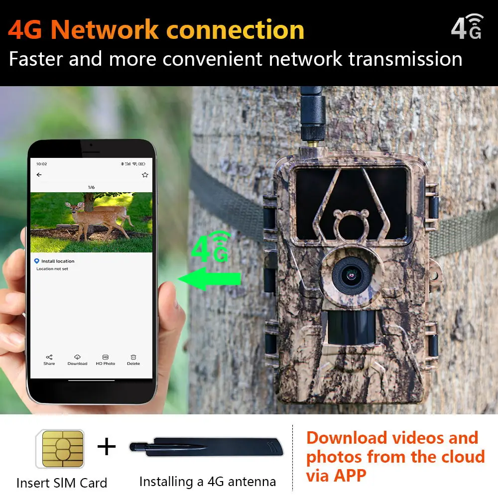 Kamera Inframerah HD8K 4G, kam - Hunting Outdoor Camera ulasan dan harga