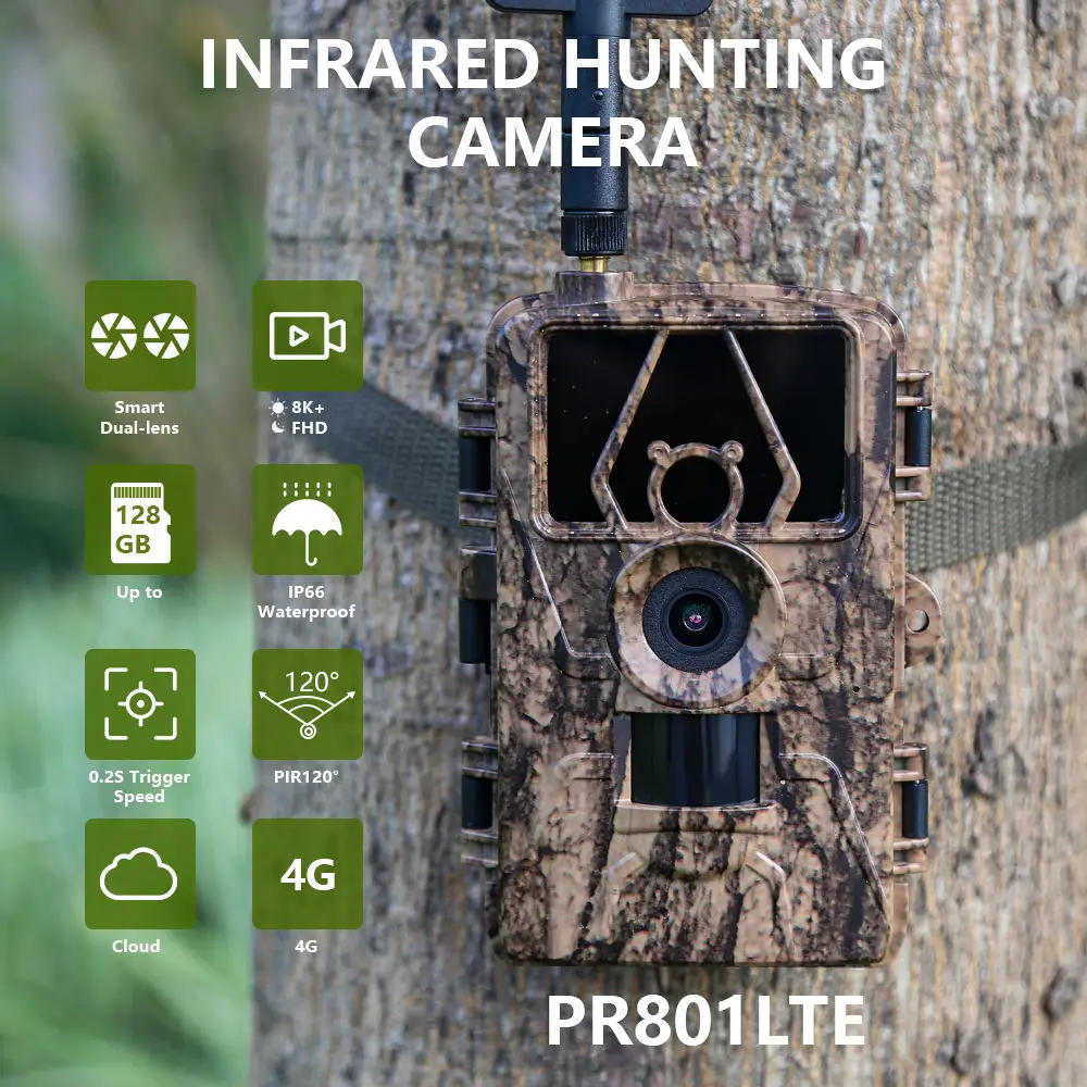 Kamera Inframerah HD8K 4G, kam - Hunting Outdoor Camera ulasan dan harga