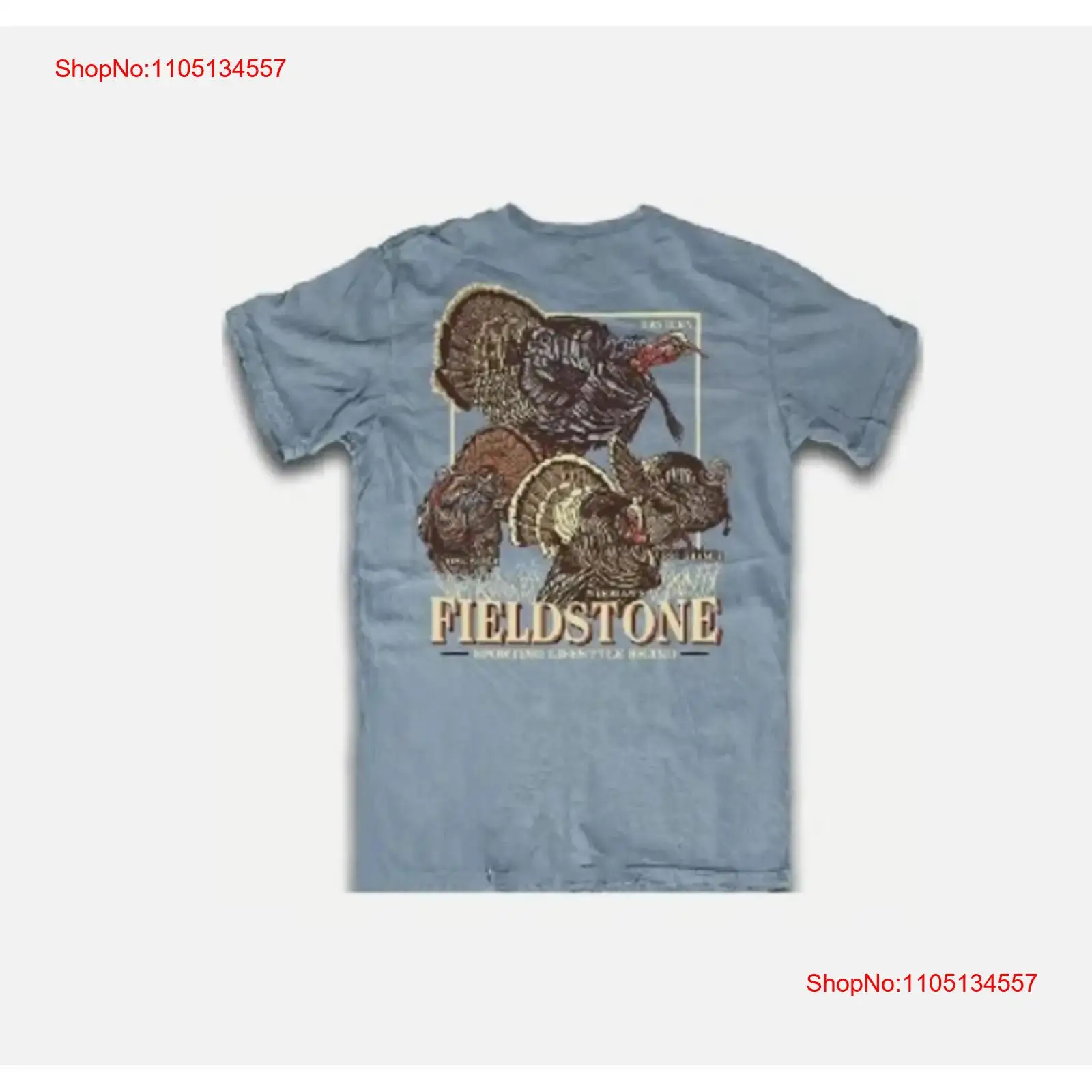 Kaos Fieldstone Turkey Hunting - Wildman Hunting & Outdoor ulasan dan harga