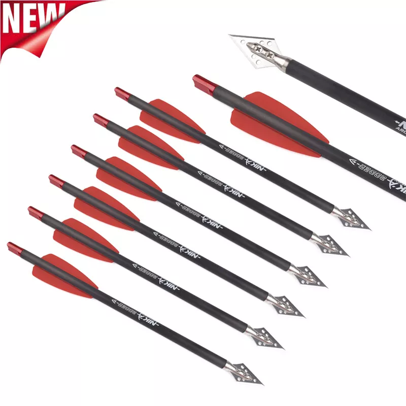 3-6 Buah Baut Panah 7,5 Inci P - Crossbow Bolt Broadhead ulasan dan harga