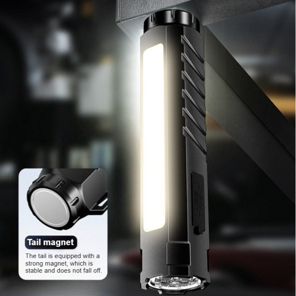 Senter Taktis Tipe-c Isi Ulang - Tactical Flashlight Rechargeable ulasan dan harga