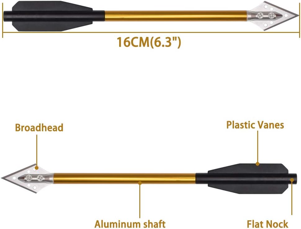Panah Baut Panah Aluminium 6.5 - Crossbow Bolt Broadhead ulasan dan harga