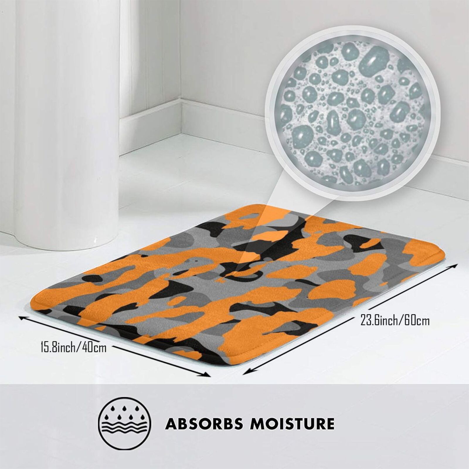 Karpet Tikar Camo Oranye Anti- - Hunting Outdoor Mat ulasan dan harga