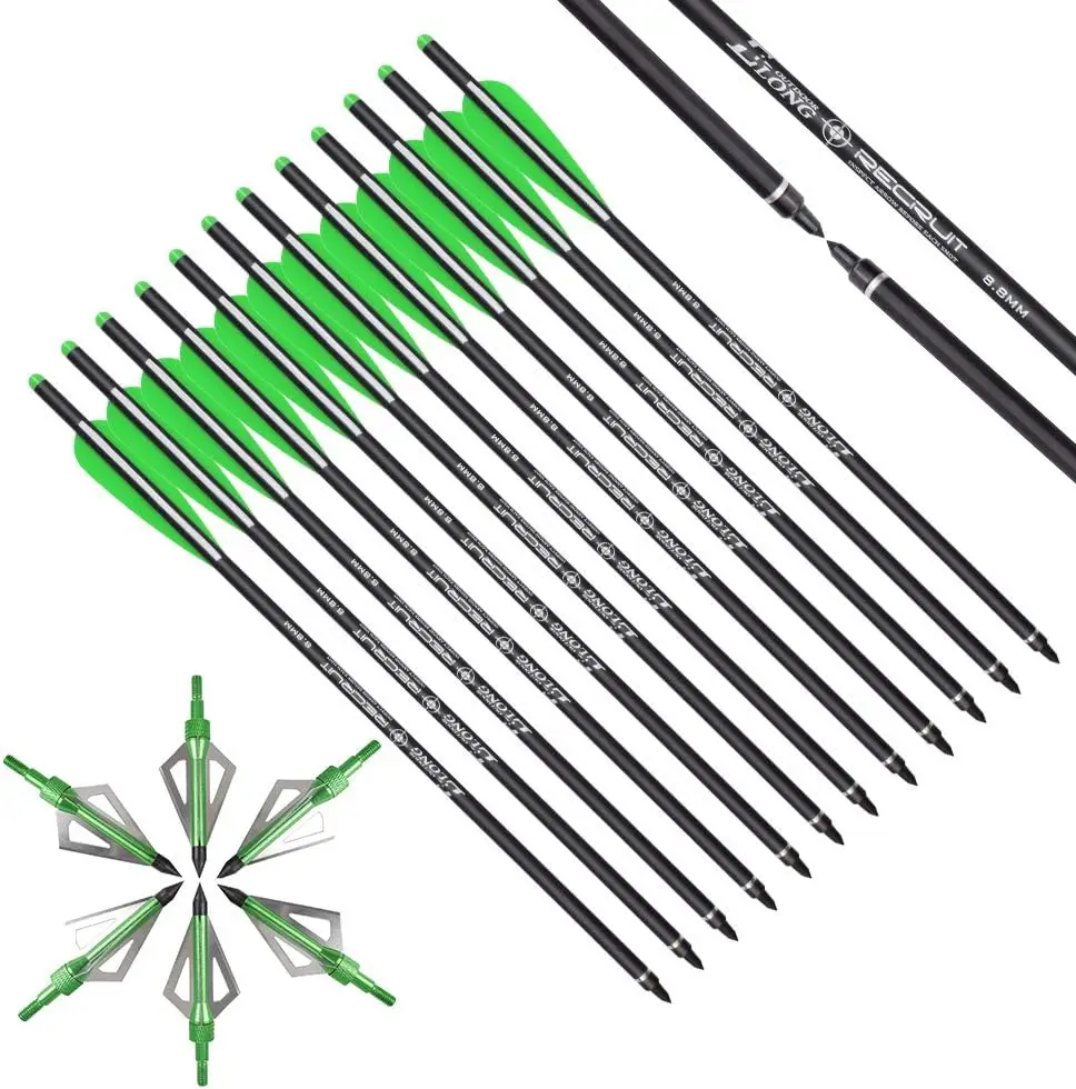 Baut Panah Elong Karbon 20 Inc - Crossbow Bolt Broadhead ulasan dan harga