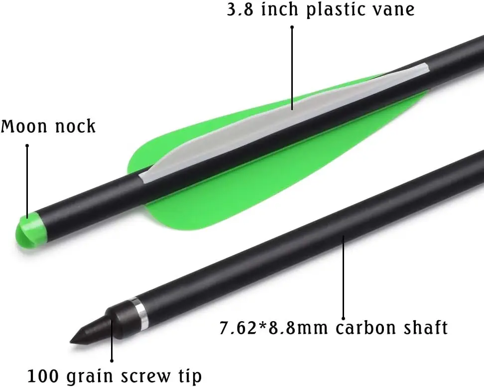 Baut Panah Elong Karbon 20 Inc - Crossbow Bolt Broadhead ulasan dan harga