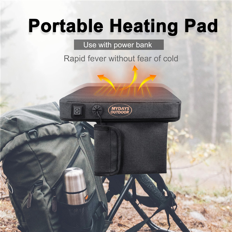 Bantal Kursi Pemanas USB Porta - Hunting Outdoor Mat ulasan dan harga