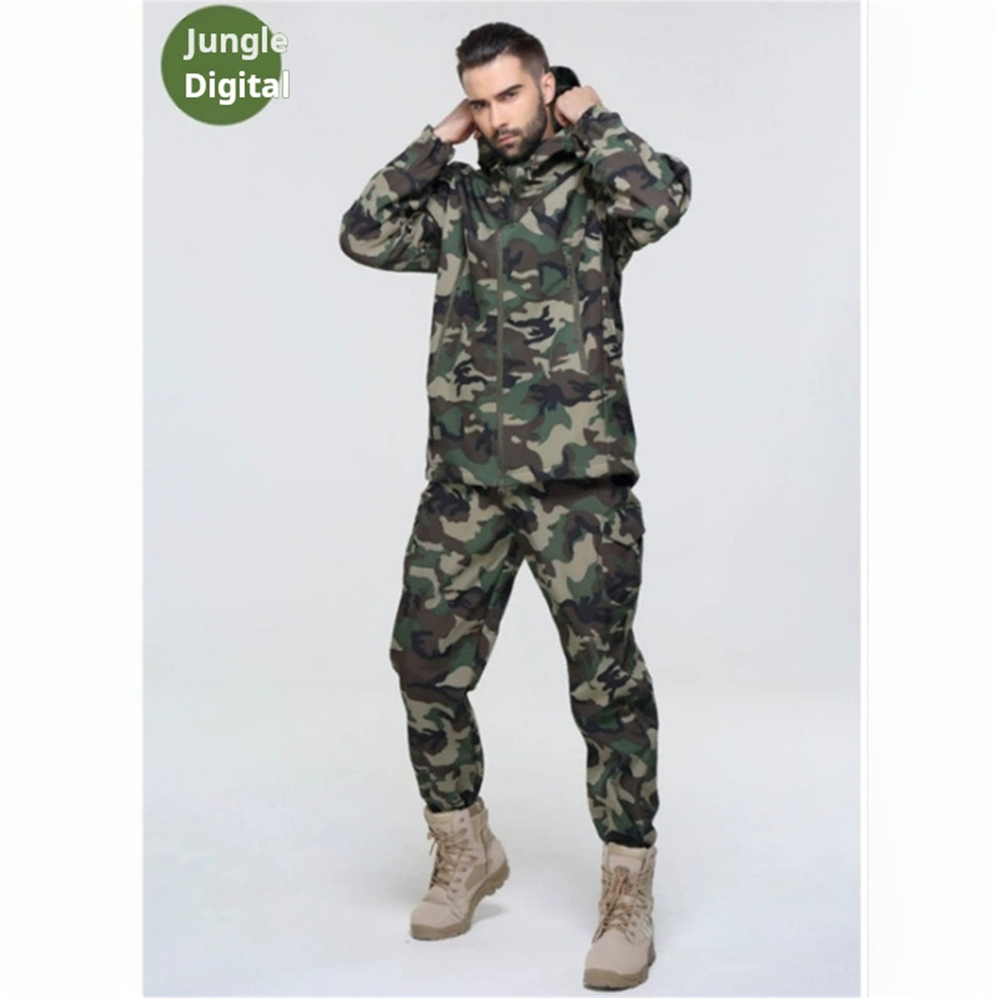Seragam Berburu Kamuflase Pria - Camouflage Hunting Jacket ulasan dan harga