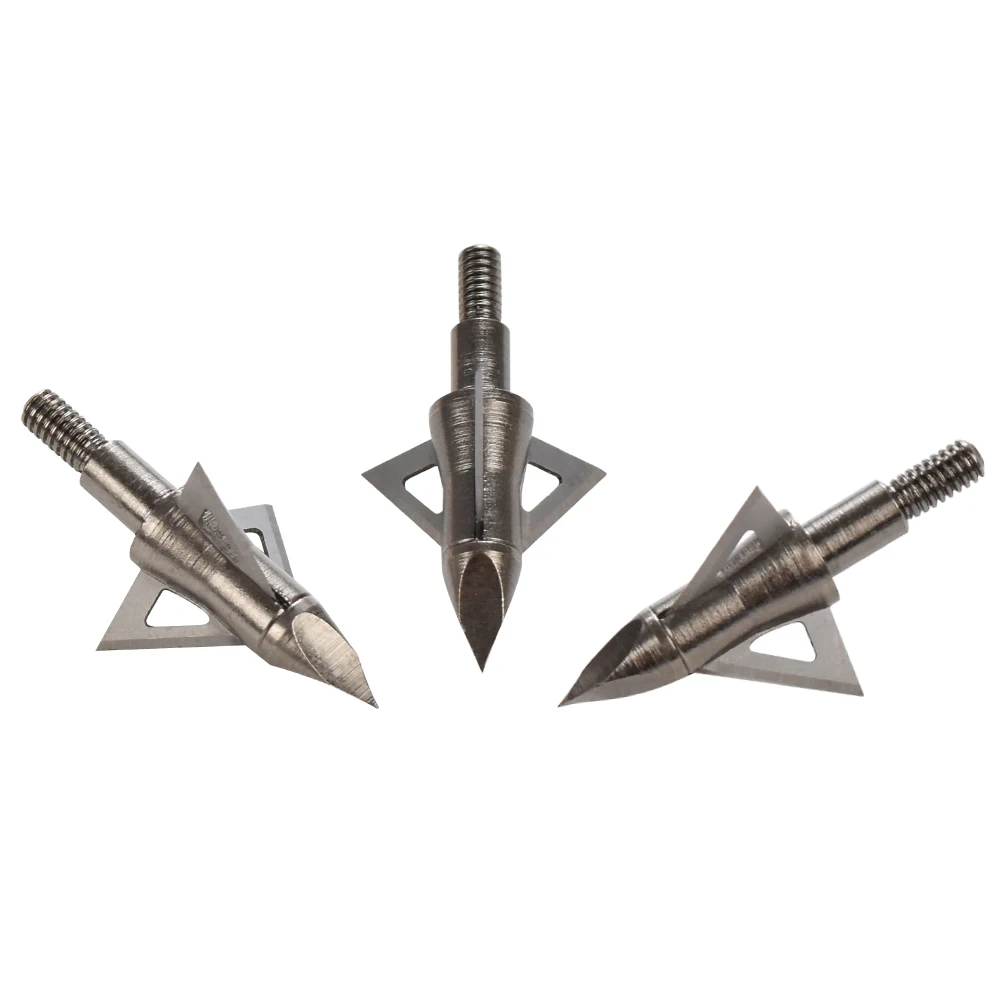 12X Ujung Panah Broadhead 3 Bi - Crossbow Bolt Broadhead ulasan dan harga