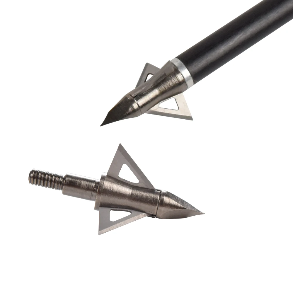 12X Ujung Panah Broadhead 3 Bi - Crossbow Bolt Broadhead ulasan dan harga