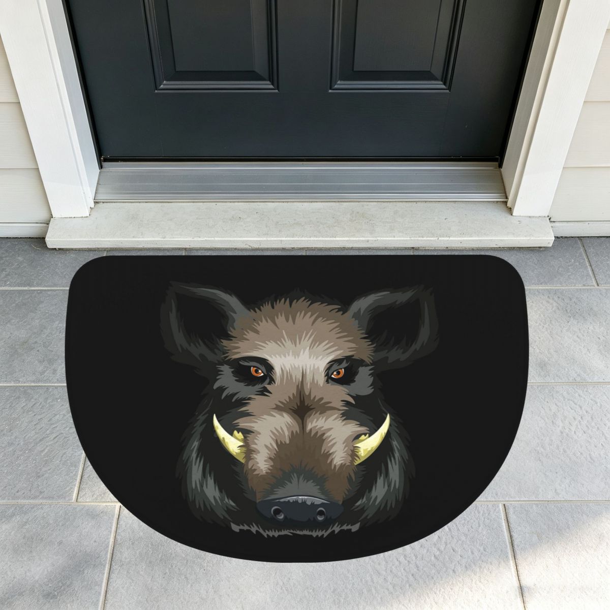 Keset Setengah Bulat Flanel Le - Hunting Outdoor Mat ulasan dan harga