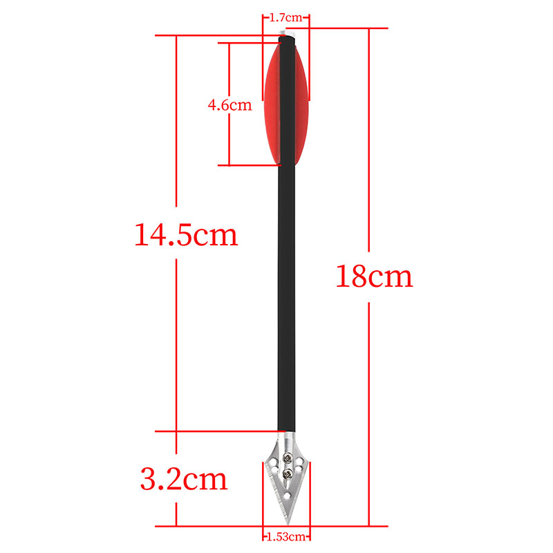 6/12 buah campuran karbon pana - Crossbow Bolt Broadhead ulasan dan harga
