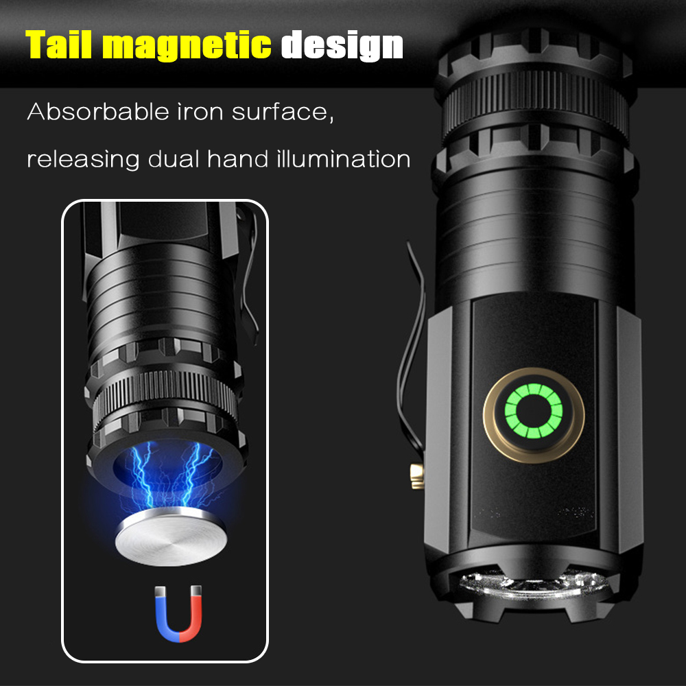Senter LED Mini Portabel Berte - Tactical Flashlight Rechargeable ulasan dan harga