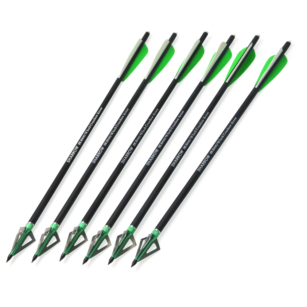 6/12Pcs 16/17/18/20/21/22 Inch - Crossbow Bolt Broadhead ulasan dan harga
