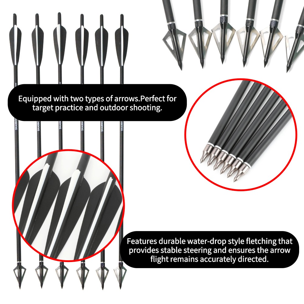 16/17/18/20/21/22 Inci Panah C - Crossbow Bolt Broadhead ulasan dan harga