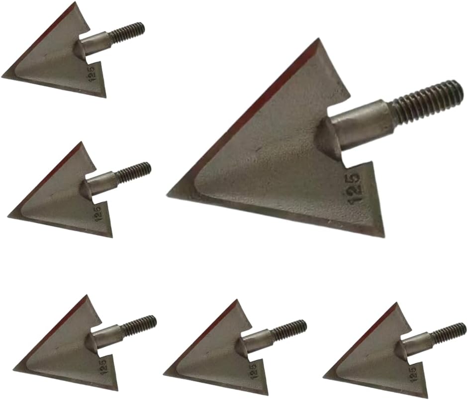 6 PCS Broadhead 125 Grain 1.1
