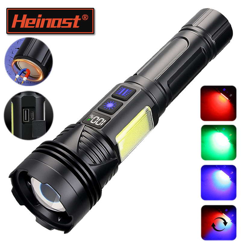 Senter LED Genggam Bertenaga U - Tactical Flashlight Rechargeable ulasan dan harga