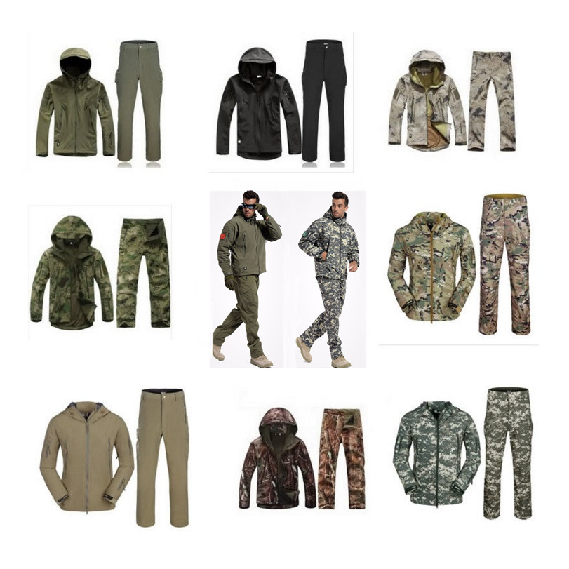 Jaket Taktis Cangkang Lunak Ku - Camouflage Hunting Jacket ulasan dan harga