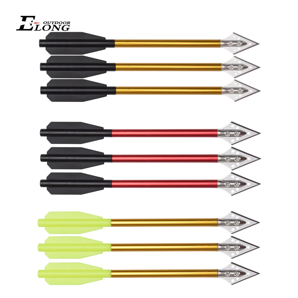3 Buah Baut Panah Aluminium Pa - Crossbow Bolt Broadhead ulasan dan harga