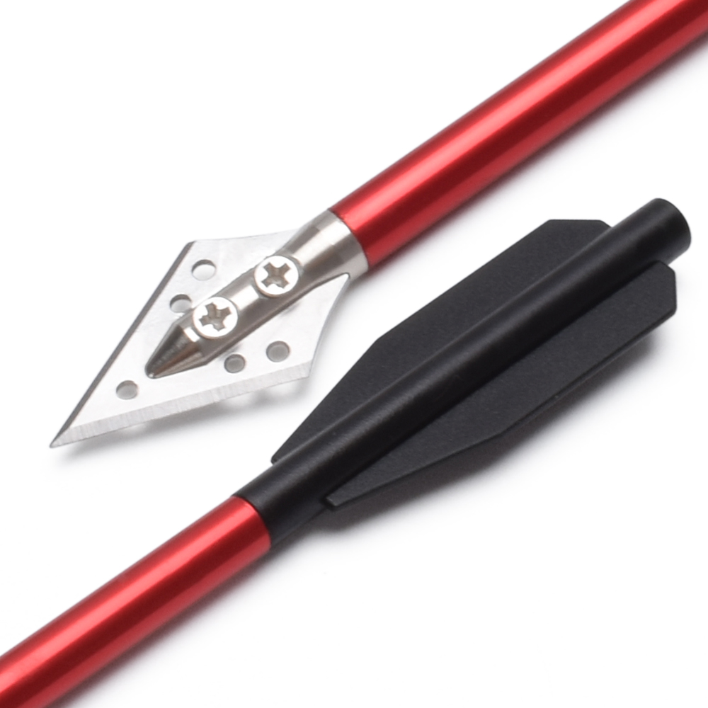 3 Buah Baut Panah Aluminium Pa - Crossbow Bolt Broadhead ulasan dan harga