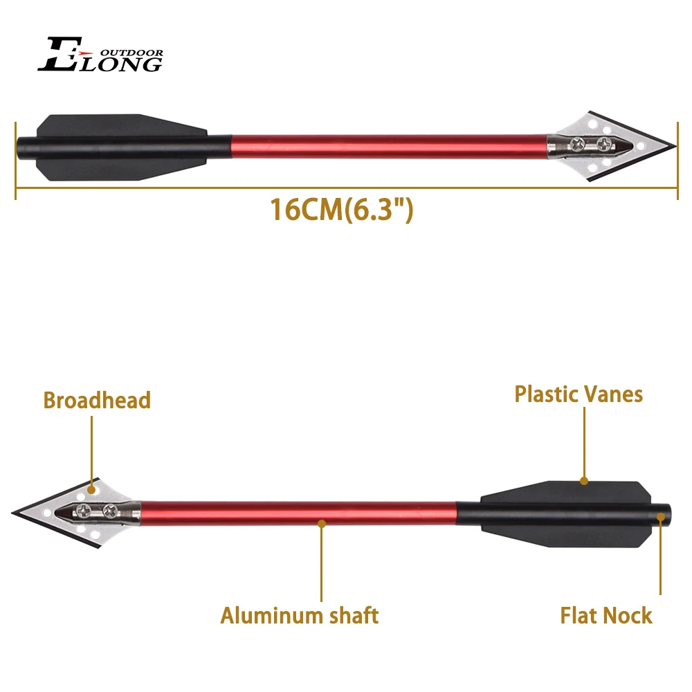 3 Buah Baut Panah Aluminium Pa - Crossbow Bolt Broadhead ulasan dan harga